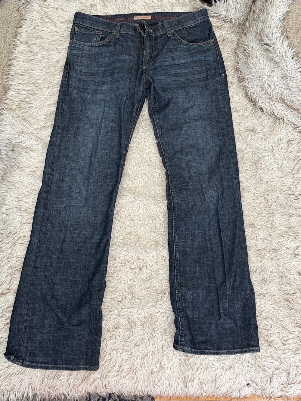 James Jeans Dark Indigo Wide-Leg Jeans